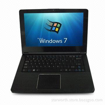 Netbook with Free DOS OS, Supports Microsoft's Windows XP/7/Linux/Vista, Various Colors Available